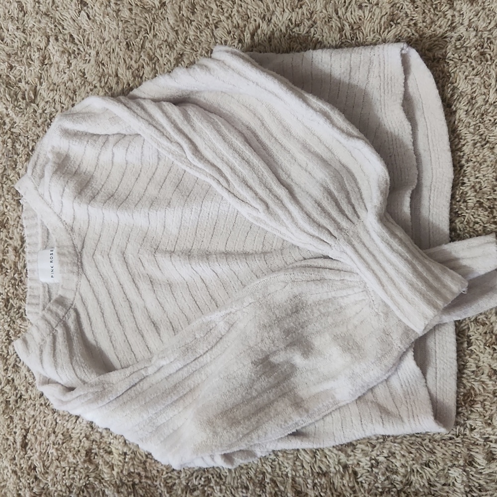 Womens beige sweater